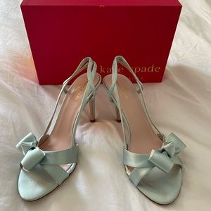Kate Spade PaleBlueIdealBowHeels